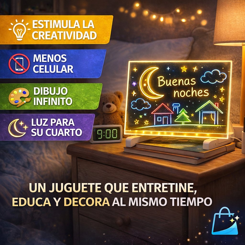Pizarra M&aacute;gica LED