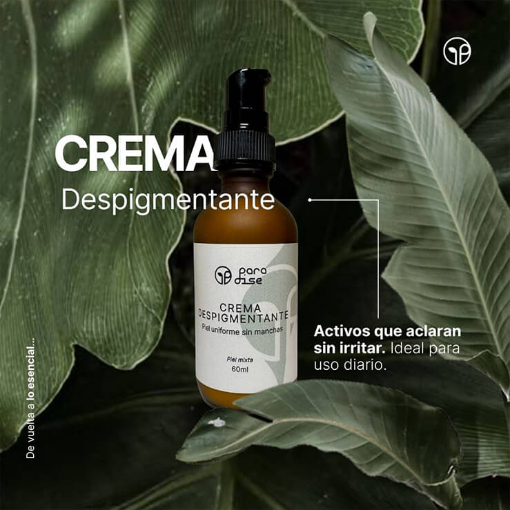 Rutina facial para potenciar los resultados de la crema despigmentante natural Paradise MX