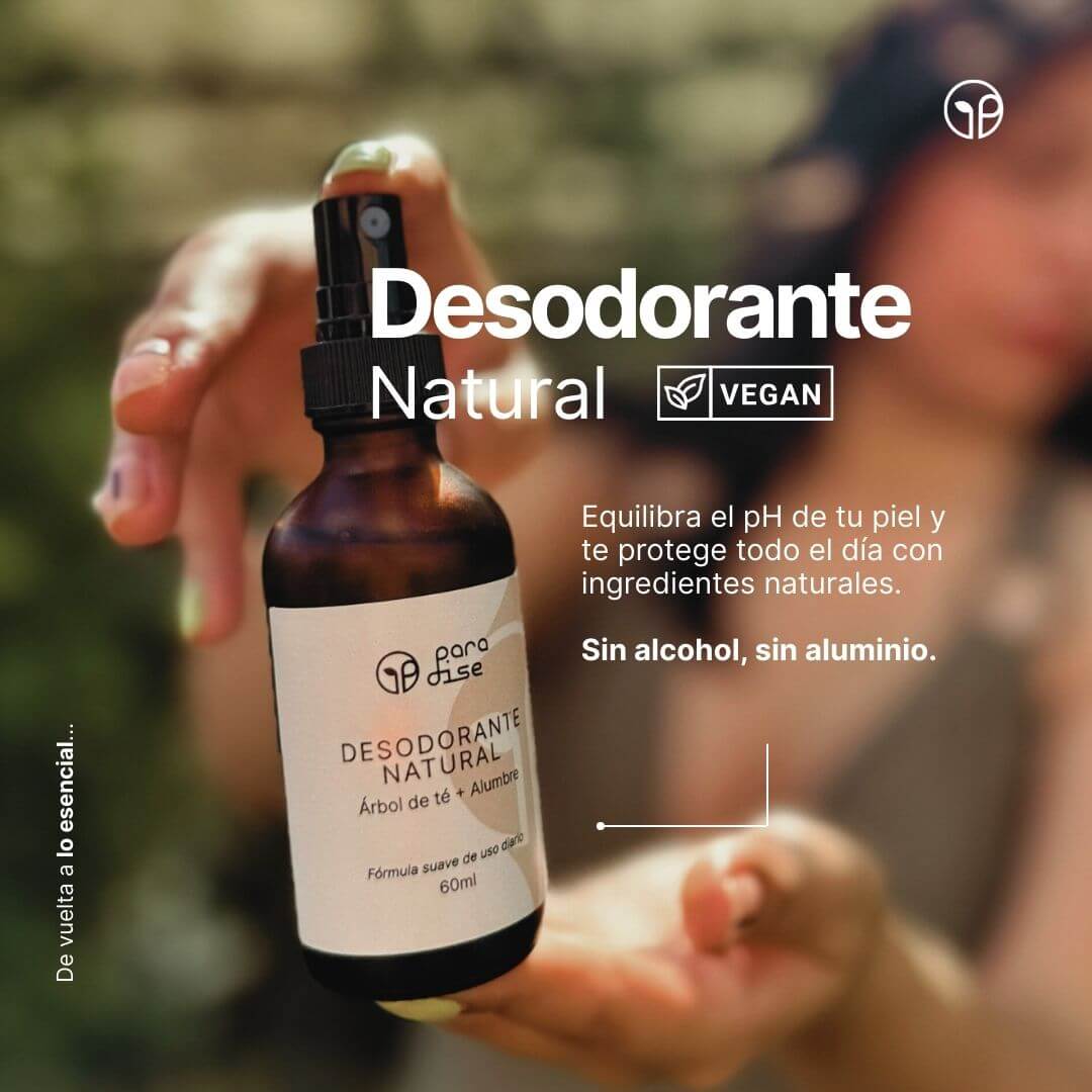 Desodorante Natural Spray 100% Vegano Unisex