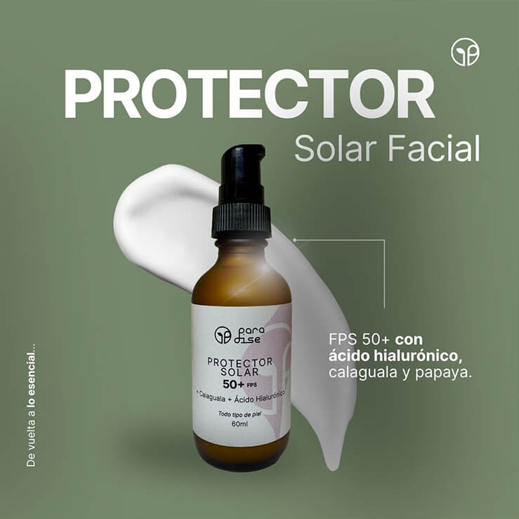 Rutina facial para potenciar la protecci&oacute;n del protector solar natural Paradise MX