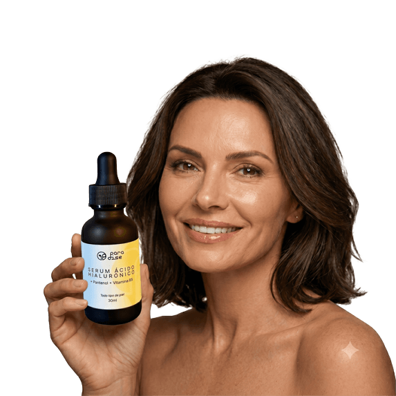 Mujer sosteniendo producto natural con garant&iacute;a de 30 d&iacute;as