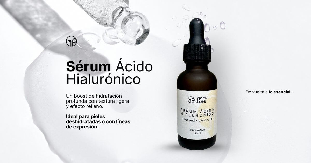 S&eacute;rum de &Aacute;cido Hialur&oacute;nico y Pantenol Paradise MX