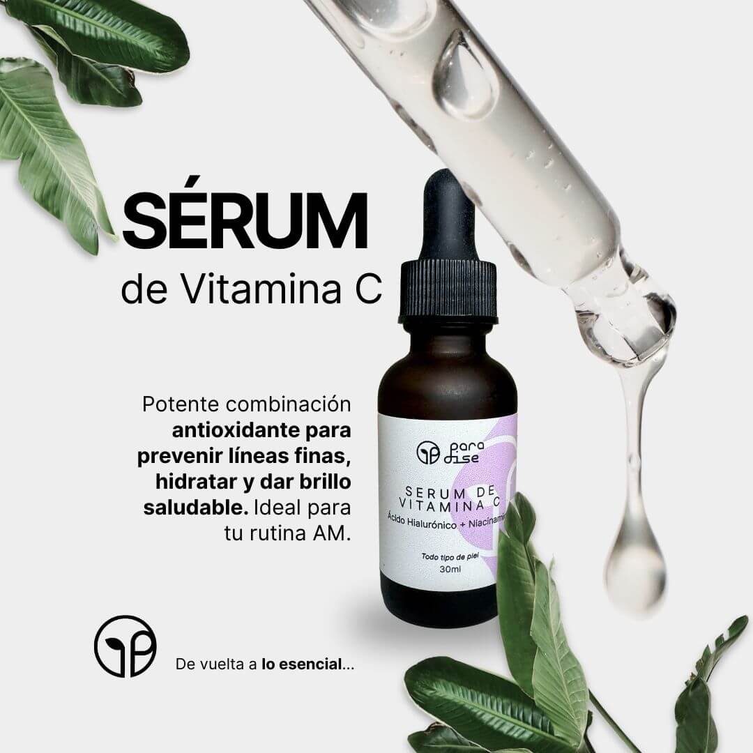 Sérum de Vitamina C Paradise MX en presentación móvil