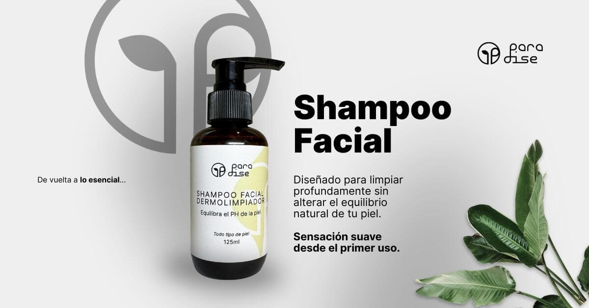 Jab&oacute;n facial dermolimpiador Paradise MX para limpieza profunda del rostro