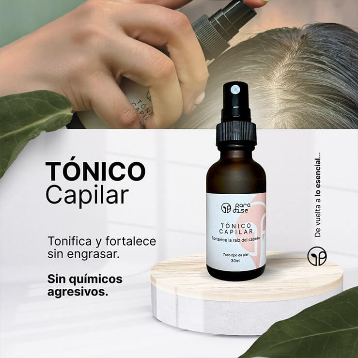 Rutina capilar para potenciar los resultados del t&oacute;nico capilar natural Paradise MX