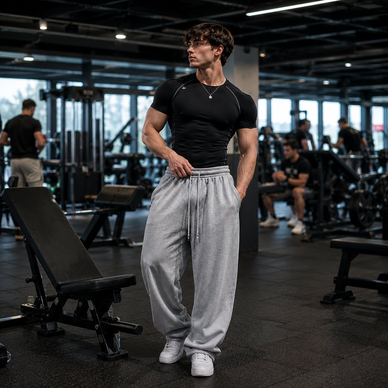Combo Jogging Baggy + Cuello T&eacute;rmico