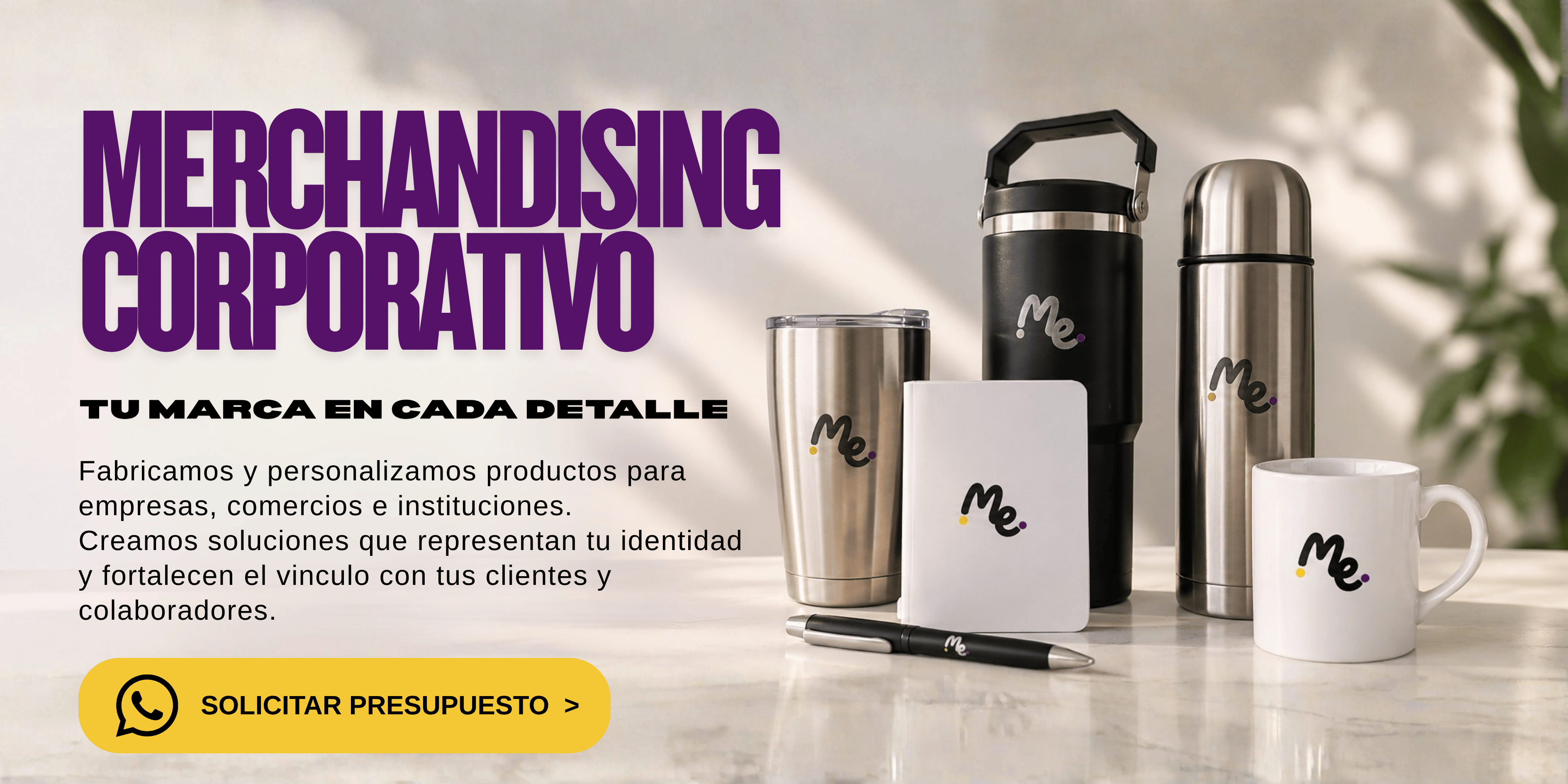 Merchandising corporativo Miradas Elementales