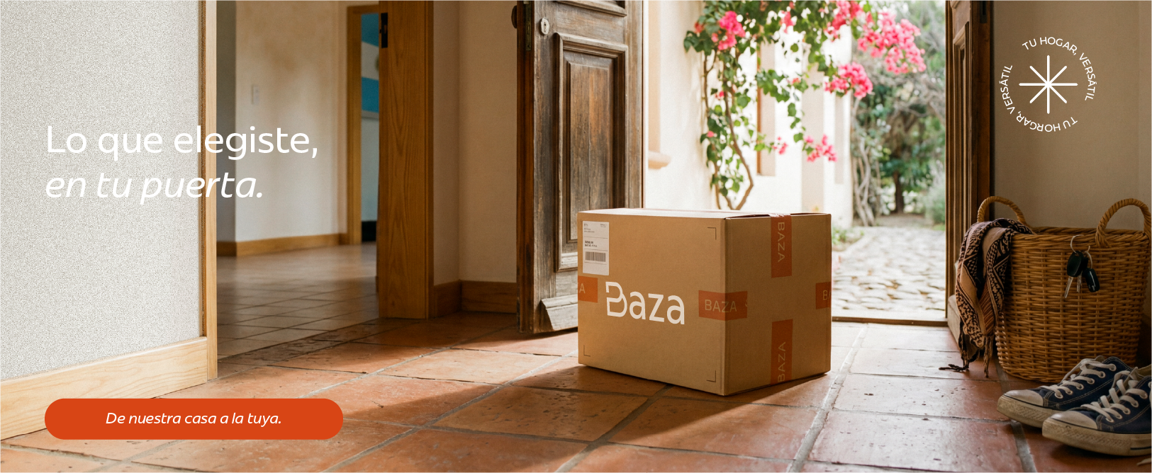 Pedido Baza llegando a tu hogar