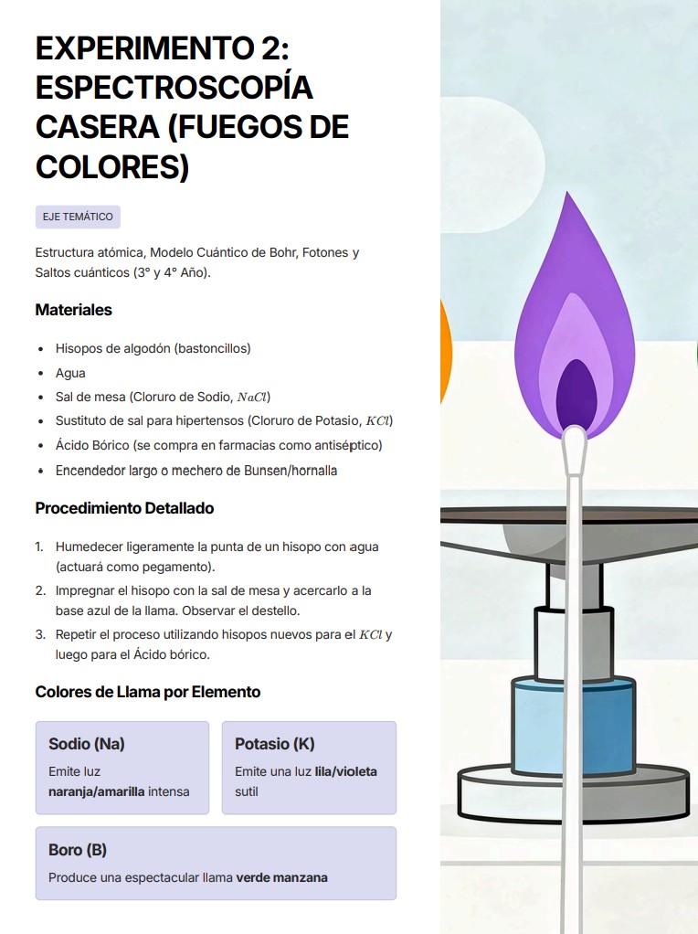 Laboratorio y experimentos Qu&iacute;mica