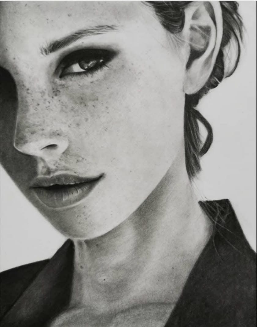 Mujer, Carboncillo, 2020