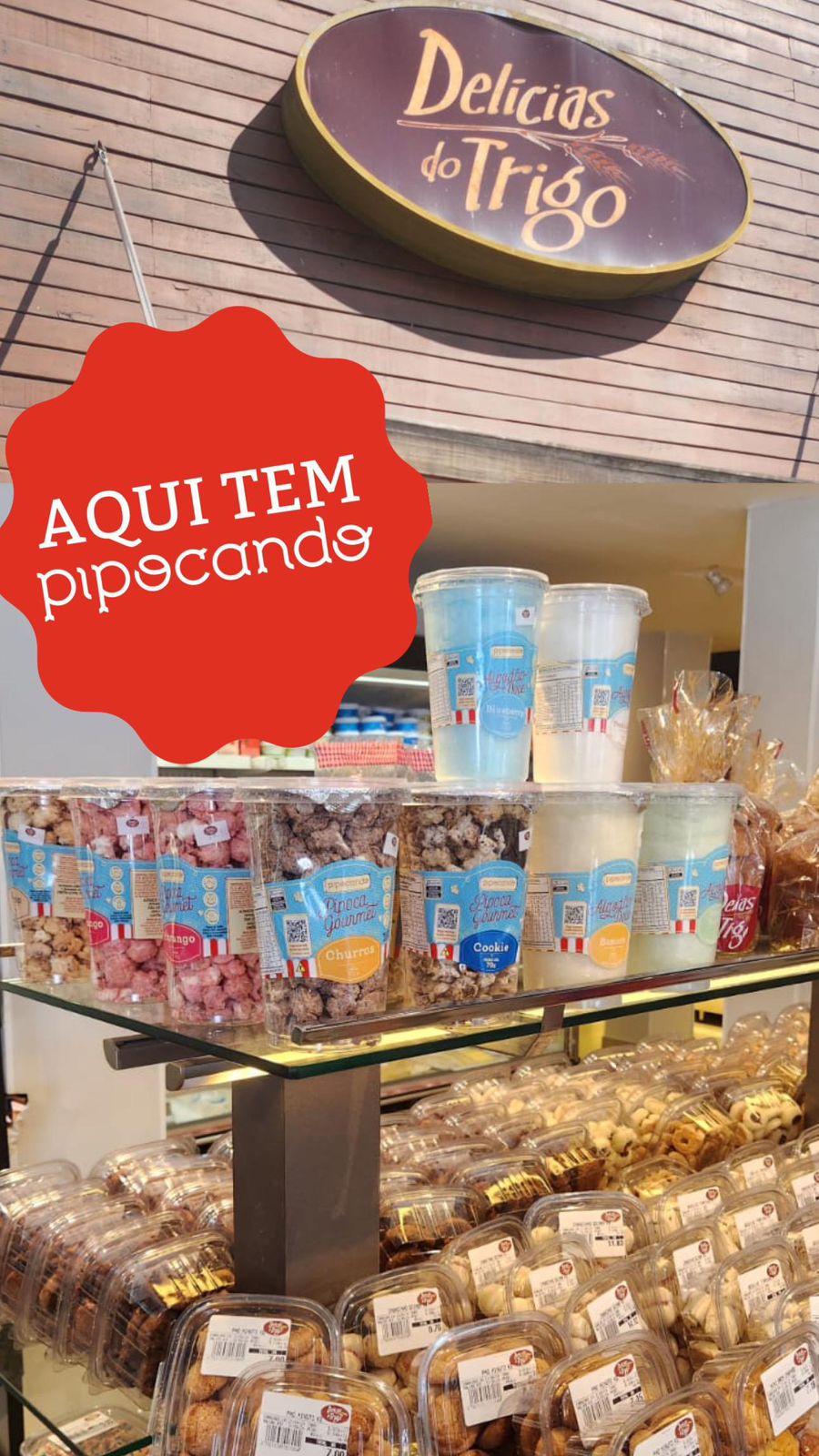 Aqui tem Pipocando - Delícias do Trigo