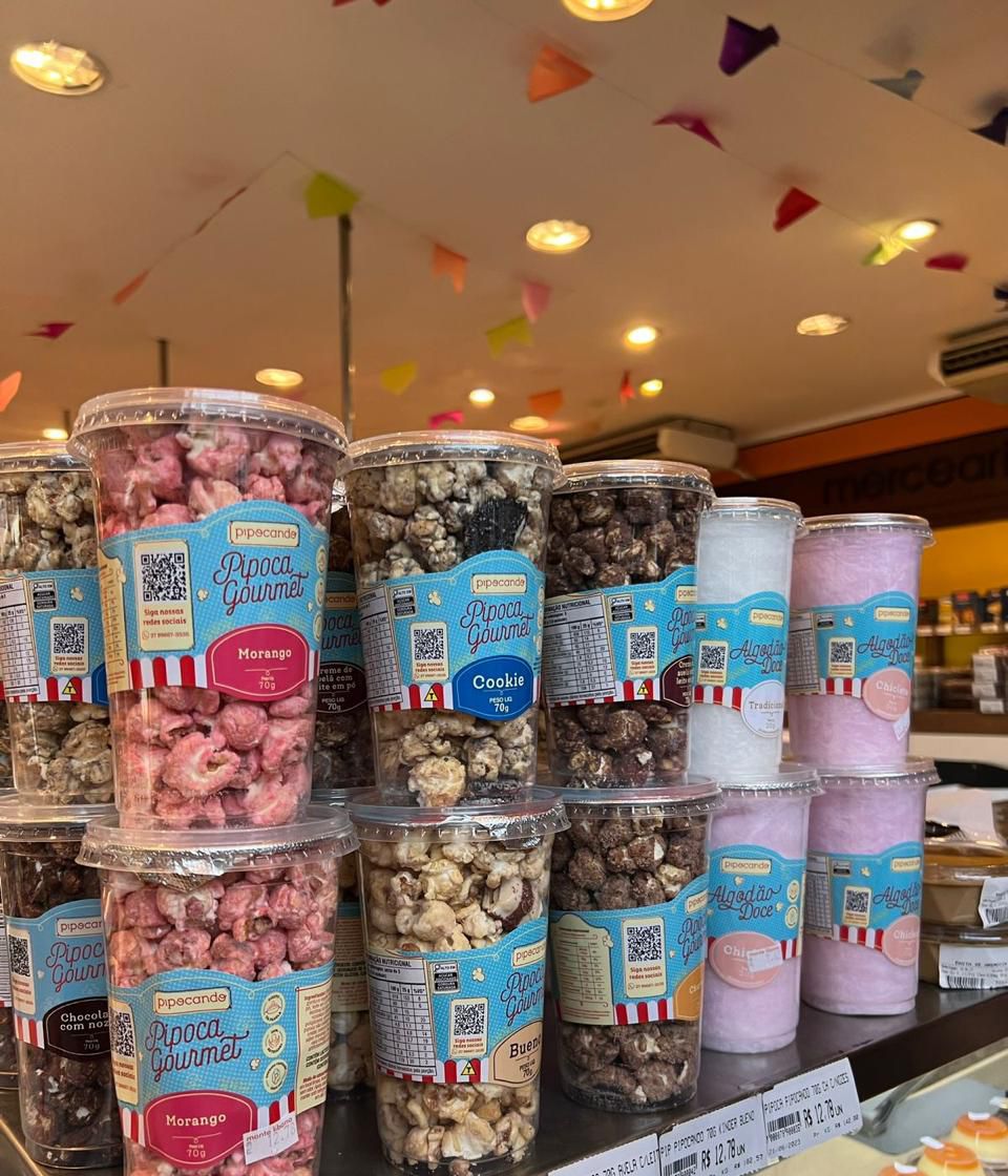 Pipocas Pipocando em ponto de venda
