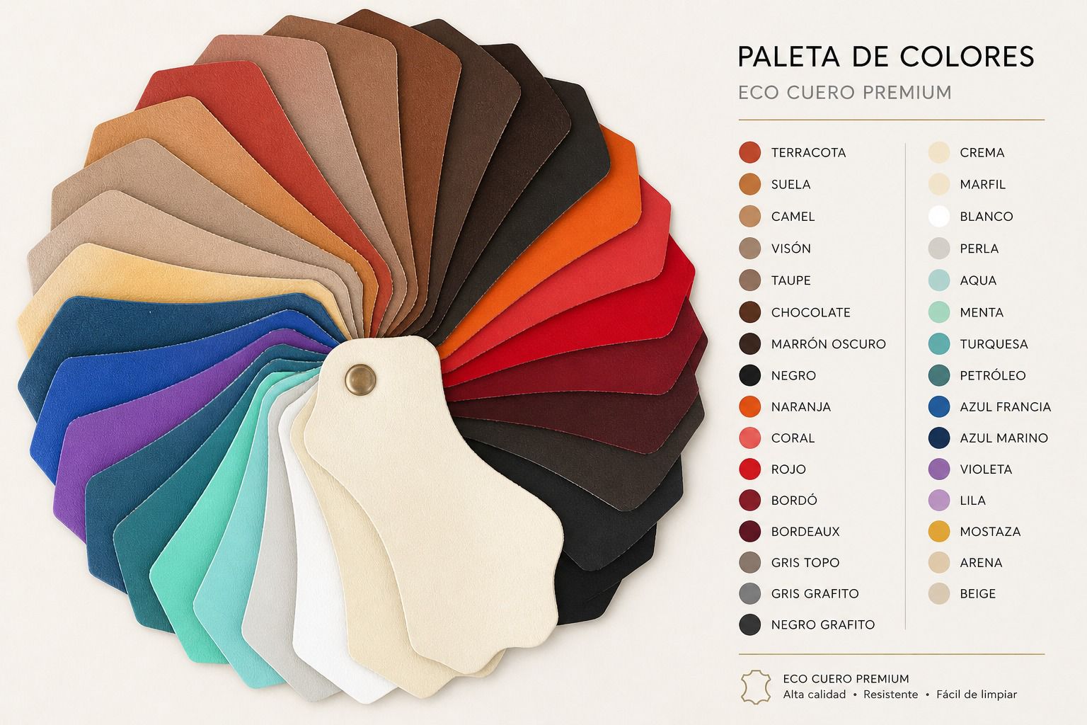 Paleta Eco Cuero Premium