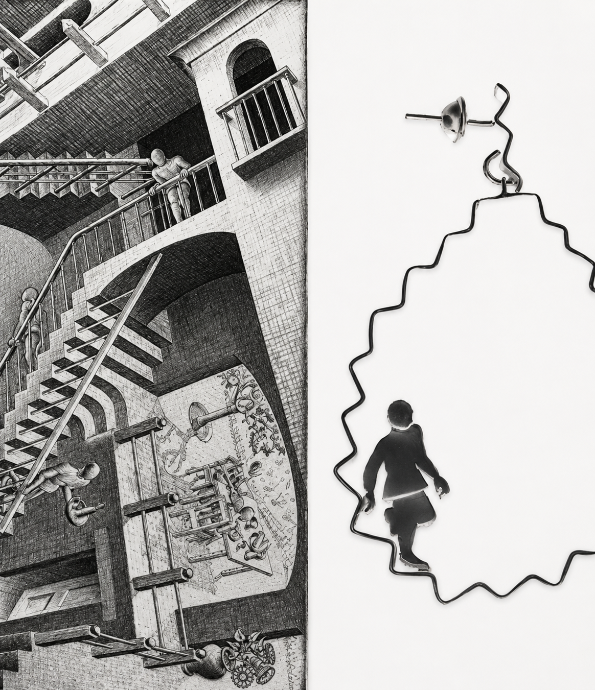 Karin Reiter inspirada em Escher