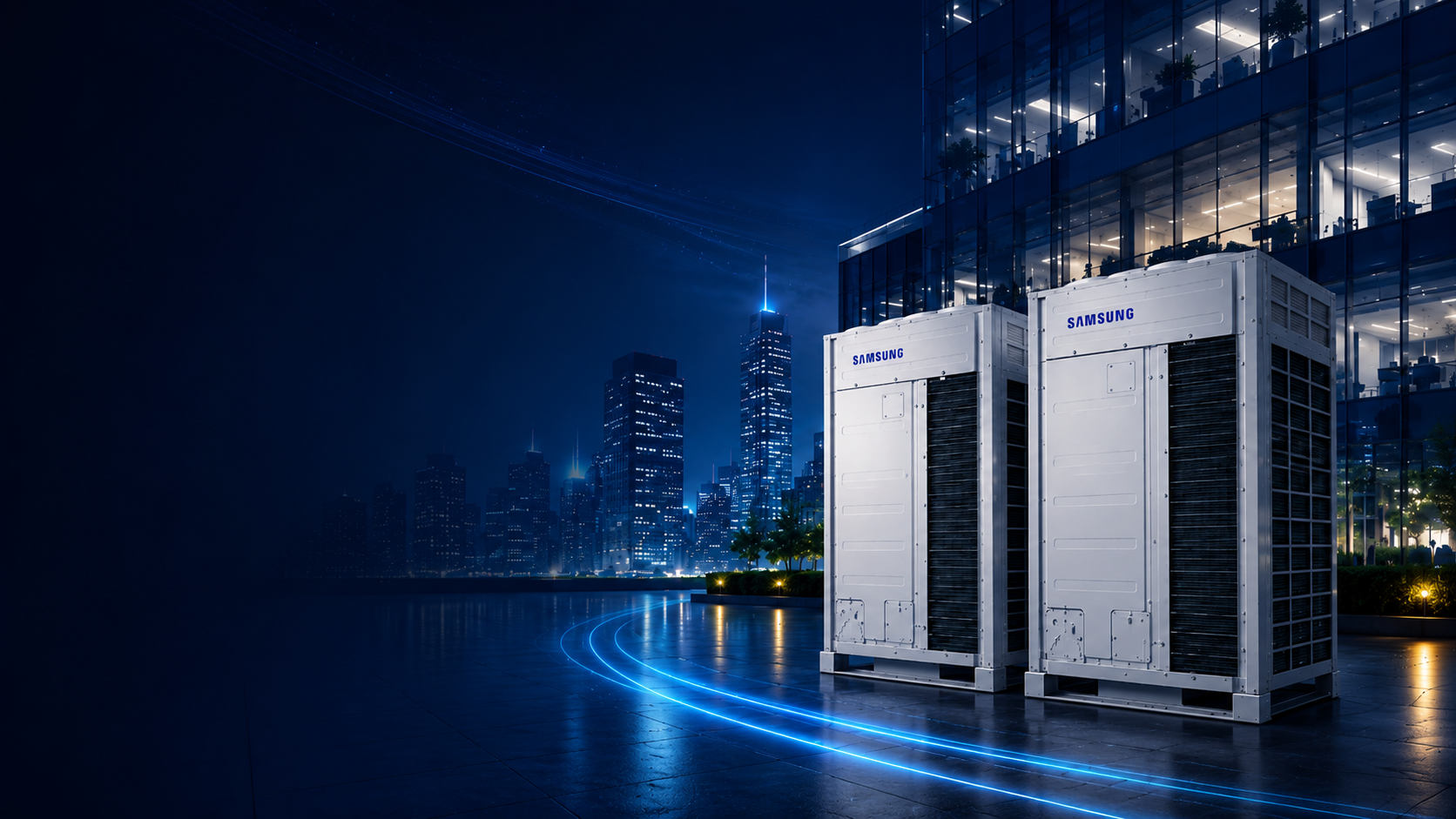 Sistema VRF Samsung para grandes ambientes