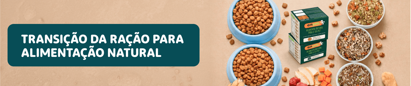 Como fazer a transição da ração para alimentação natural