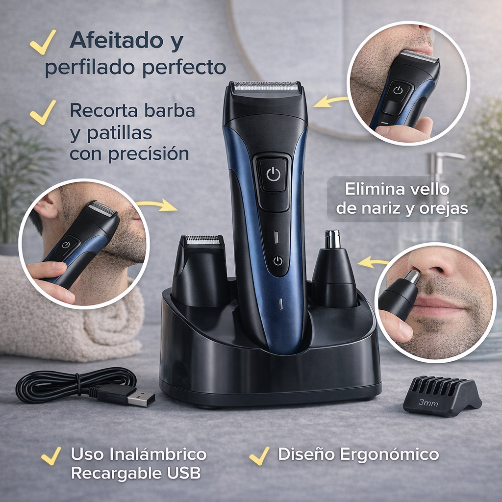Afeitadora OM 3 en 1