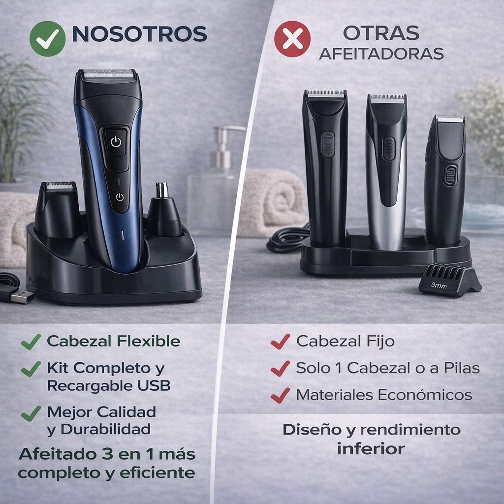 Comparaci&oacute;n afeitadora OM