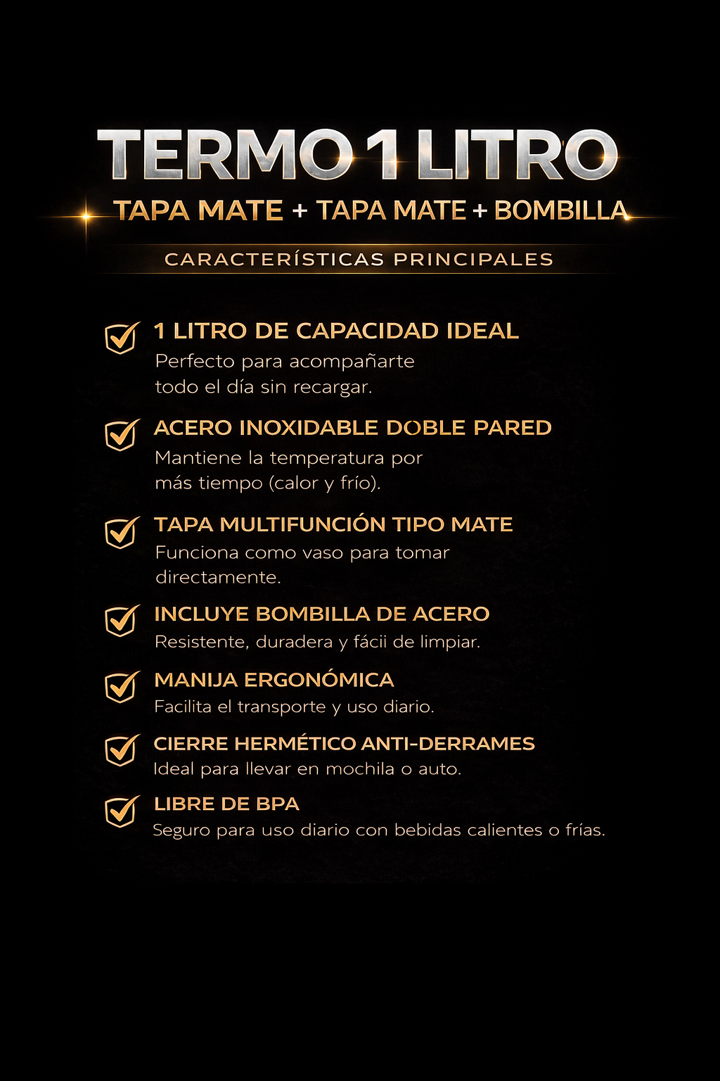 Termo Stanley de 1000ML