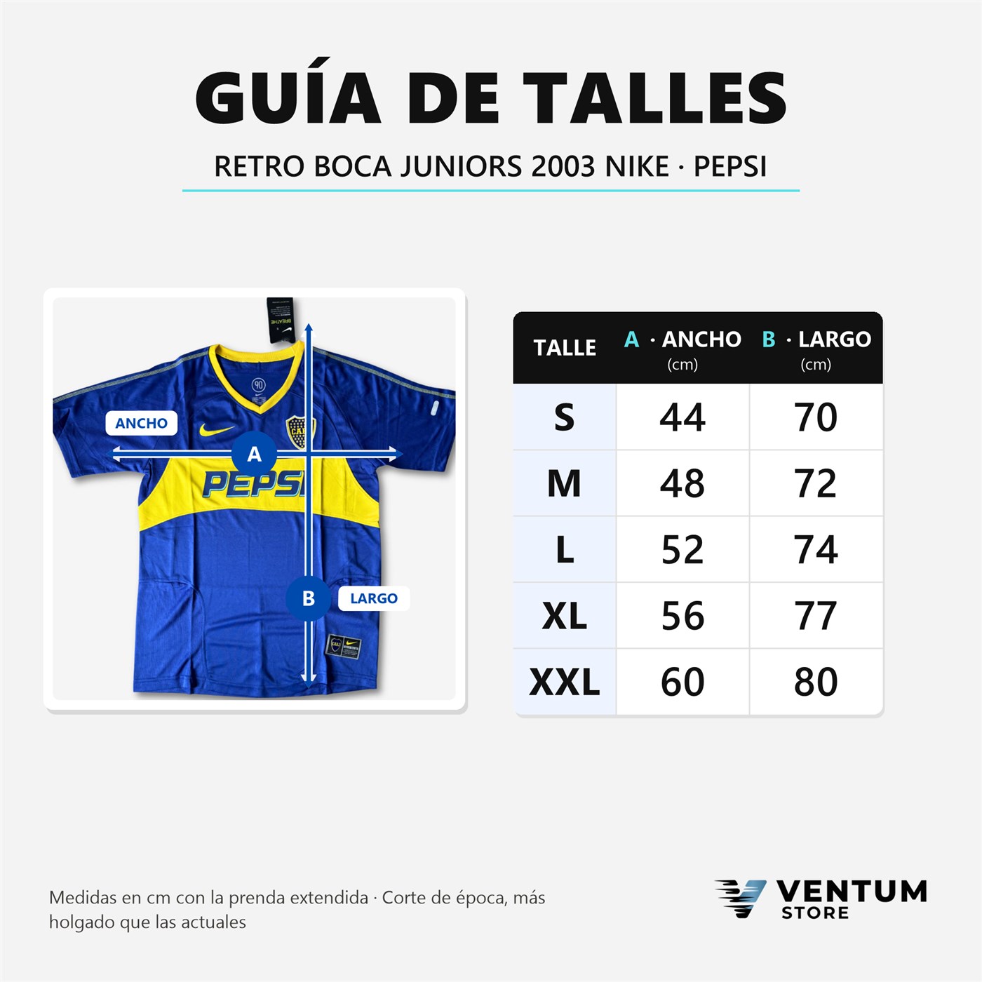 Gu&iacute;a de talles