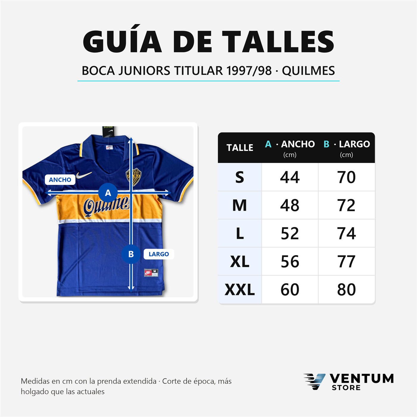 Gu&iacute;a de talles