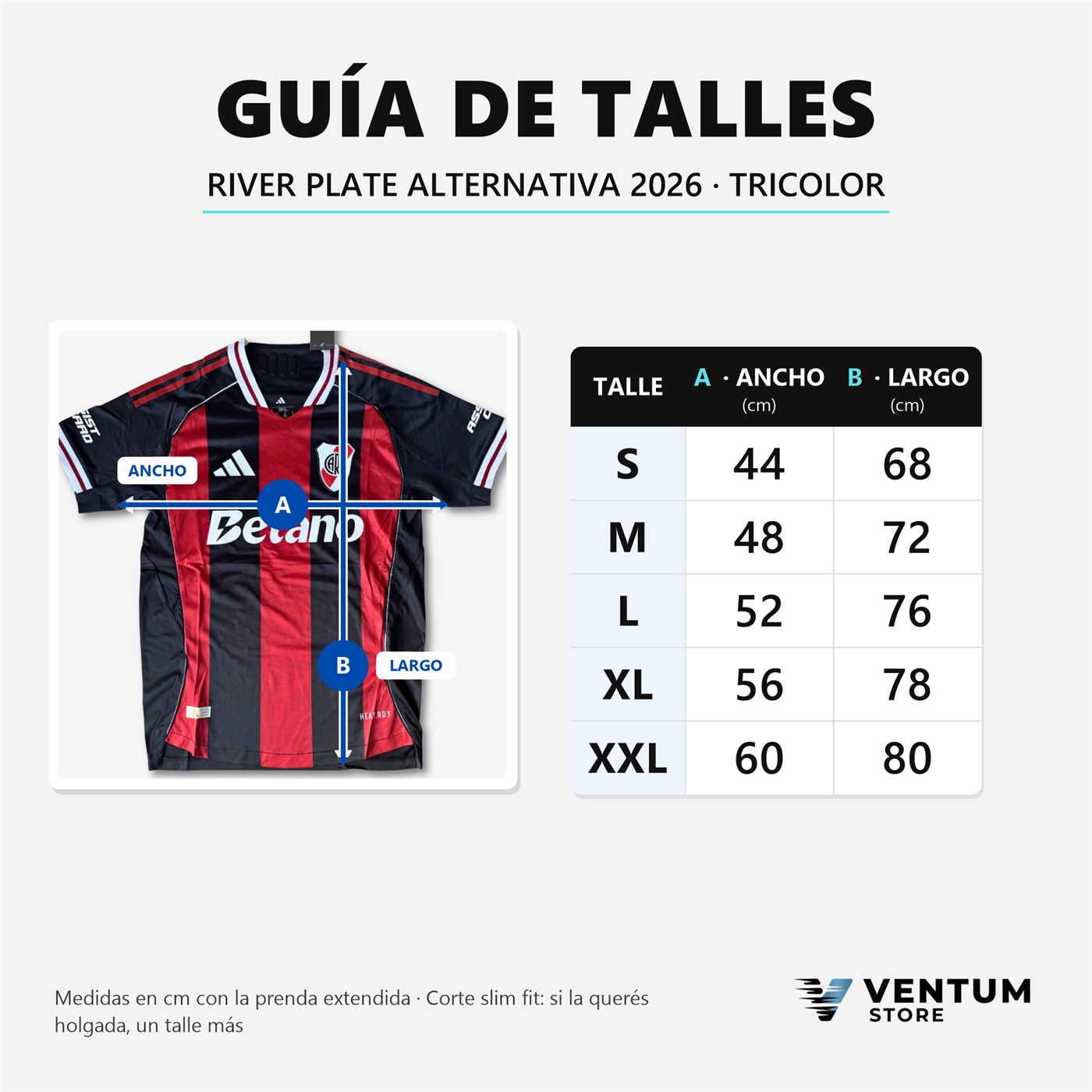 Gu&iacute;a de talles