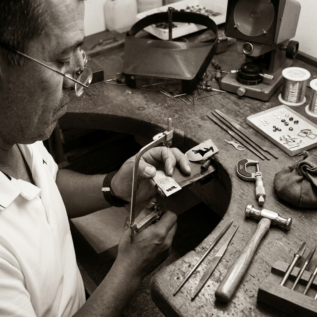 Produção artesanal de joias em ouro 18k - Bela Art Joias