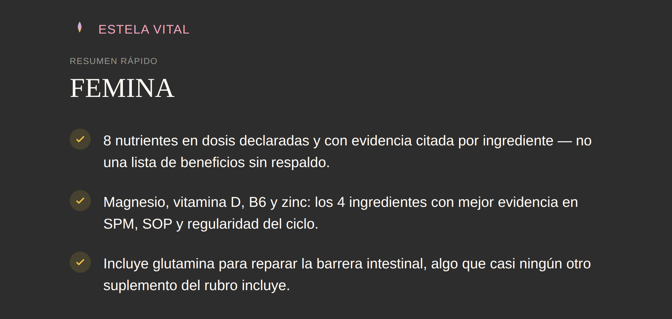Resumen FEMINA