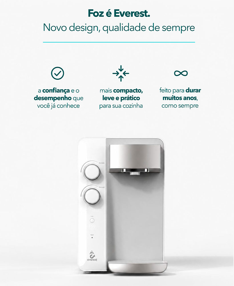 Design Purificador de &Aacute;gua Everest Foz