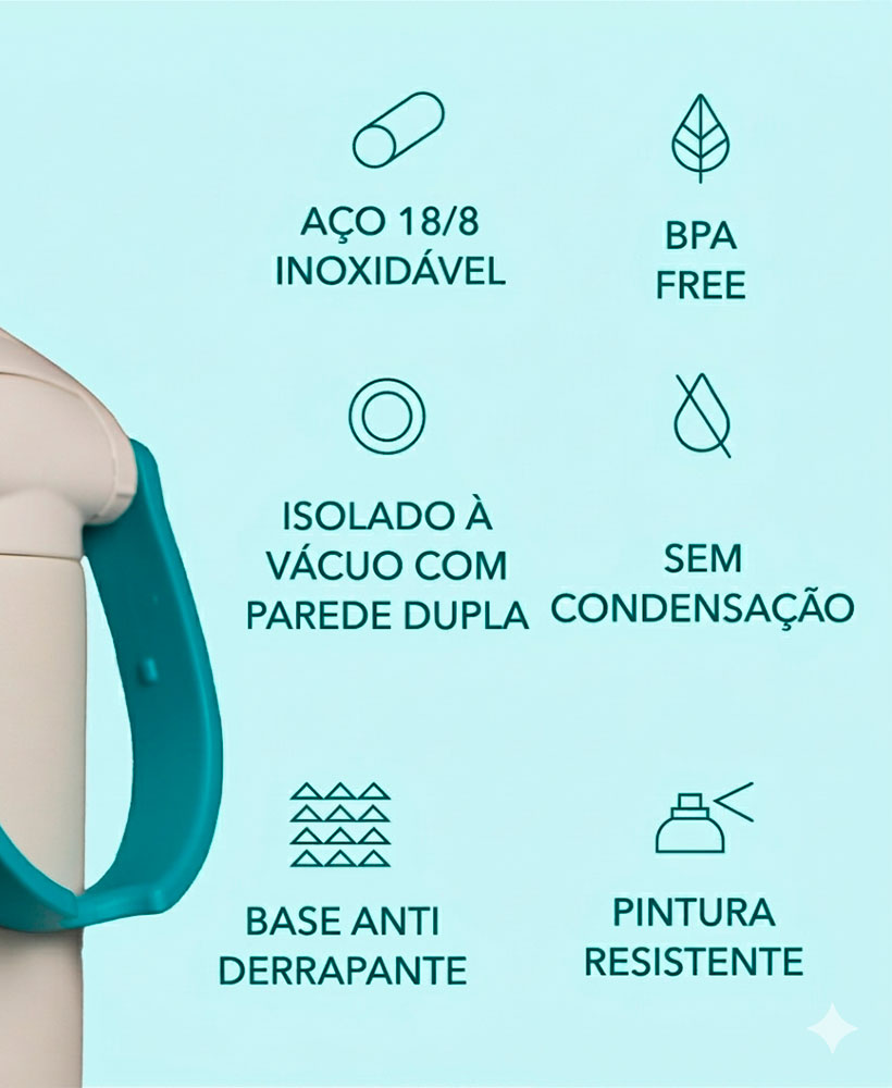 Material da Garrafa Térmica Everest Niva