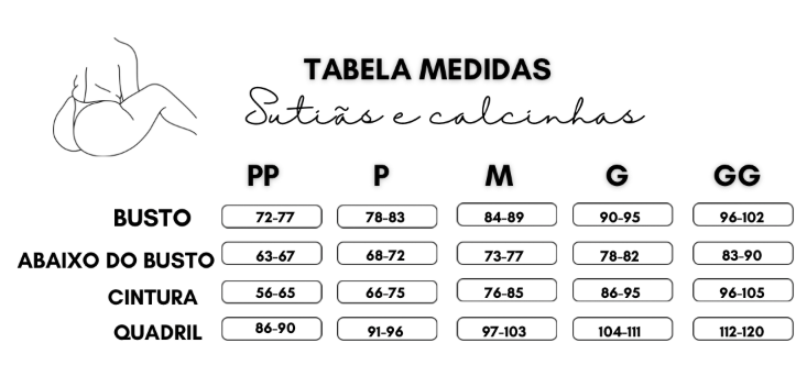 Tabela de Medidas