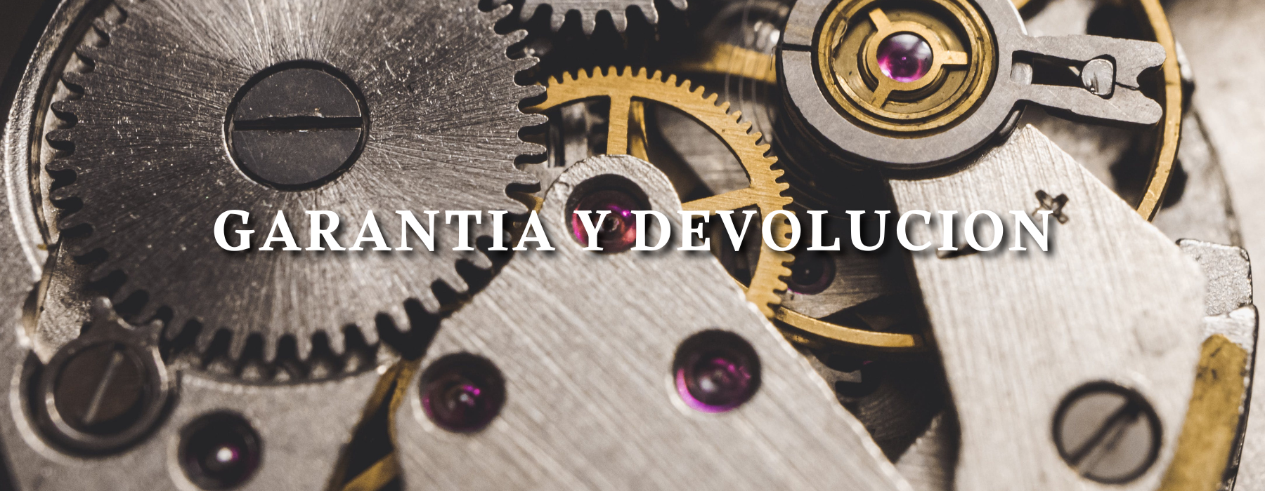 Devolución y garantía