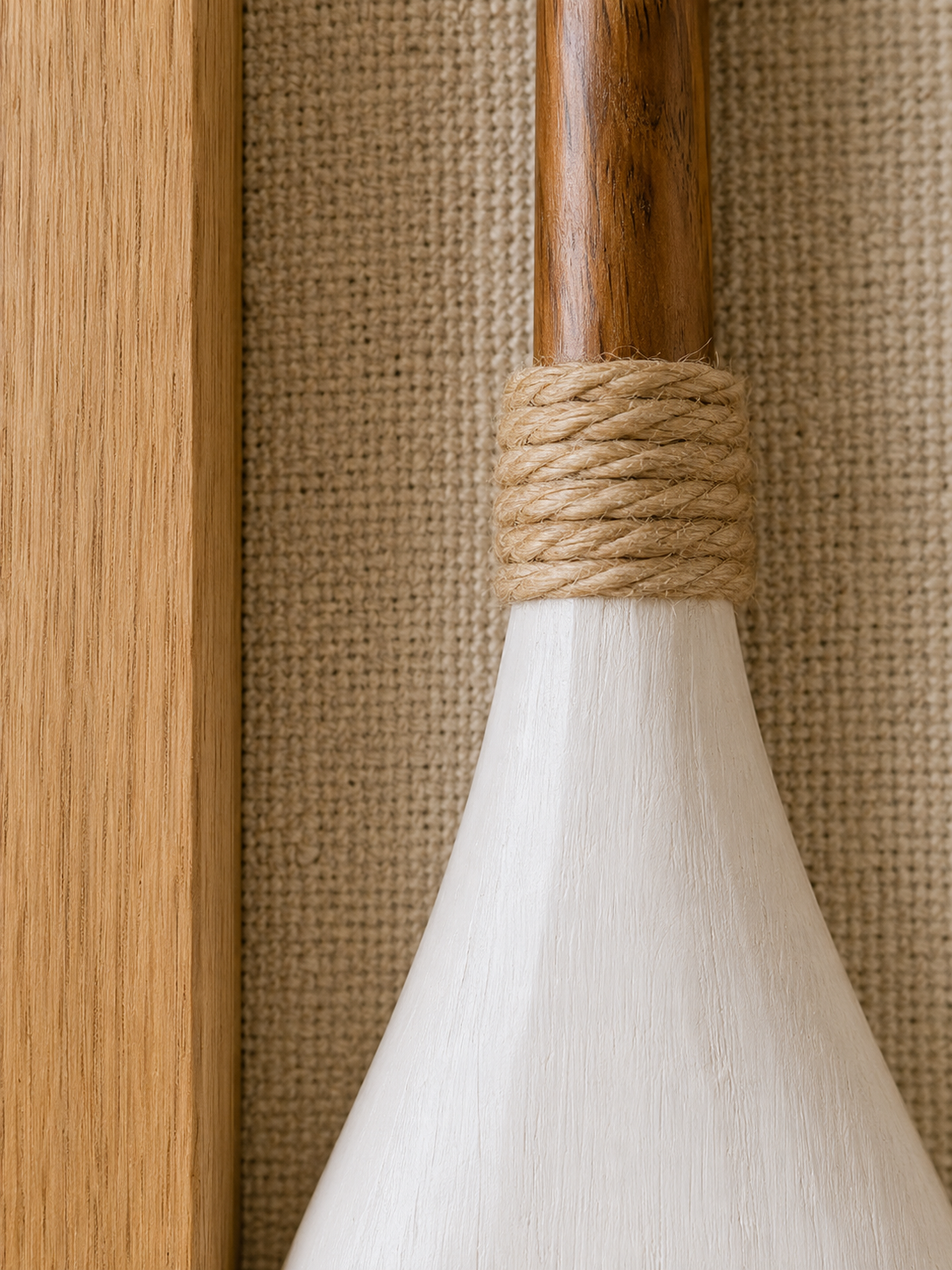 Detalhe da corda de sisal