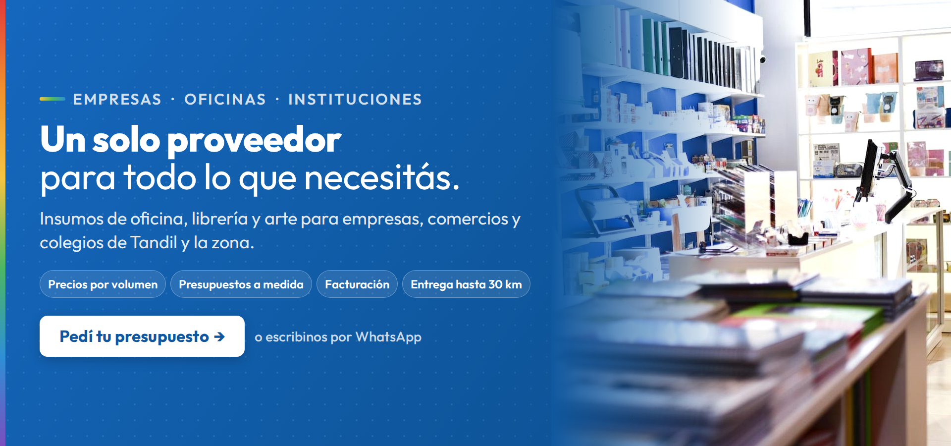 Insumos de oficina y librería para empresas en Tandil - Soori Librerías