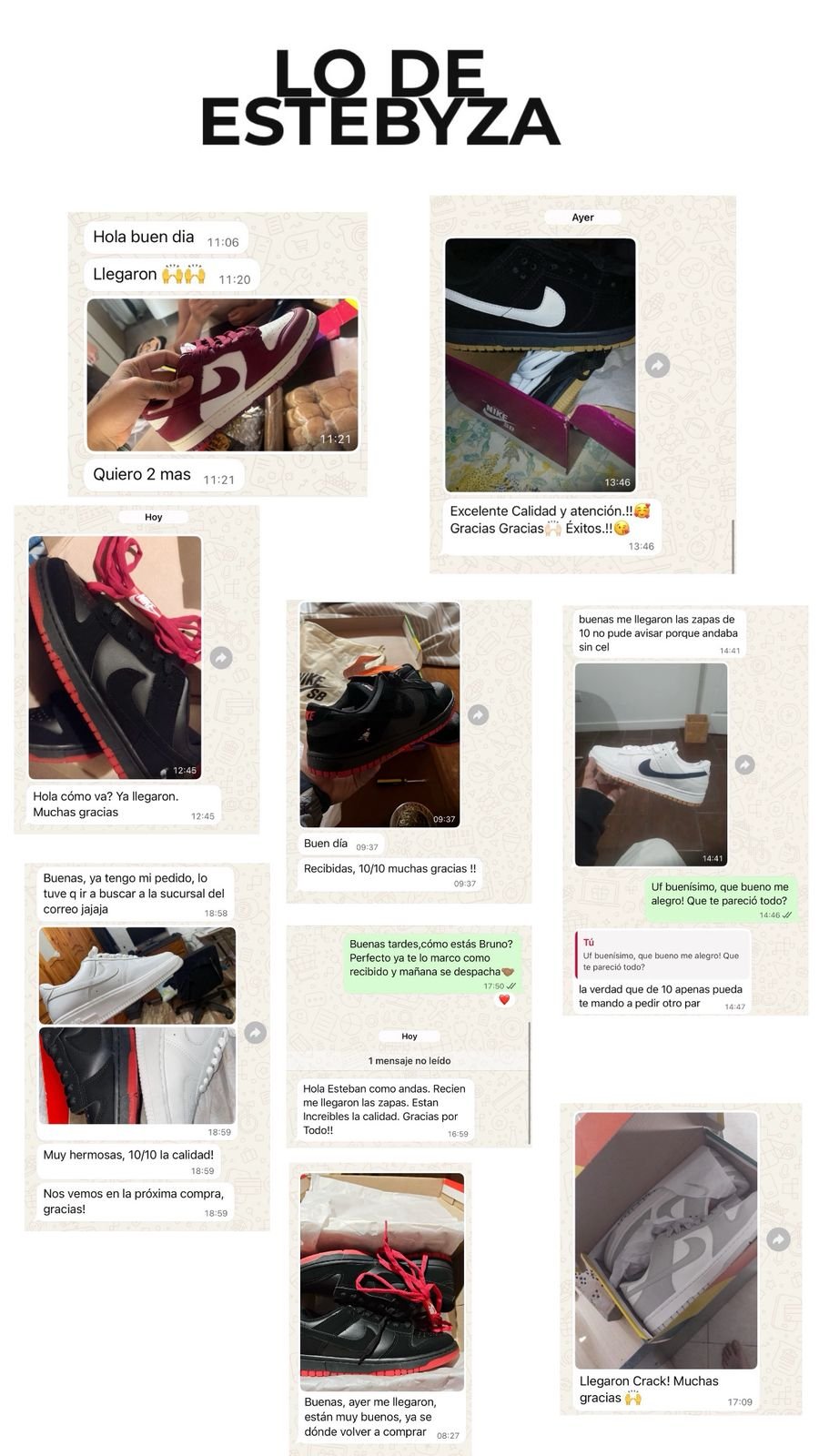 Rese&ntilde;as de clientes &mdash; Lo de Estebyza