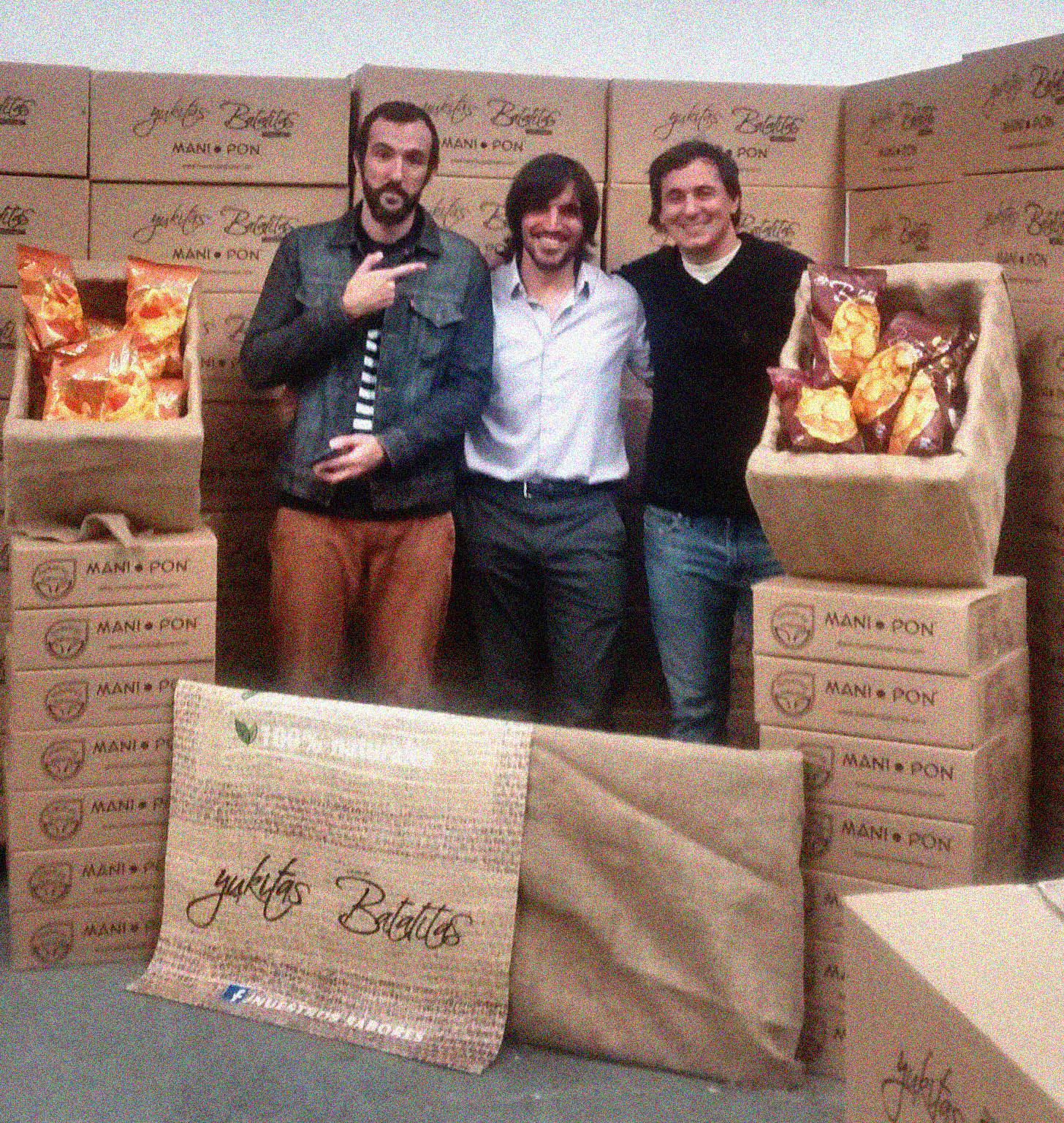 Los socios fundadores de Nuestros Sabores