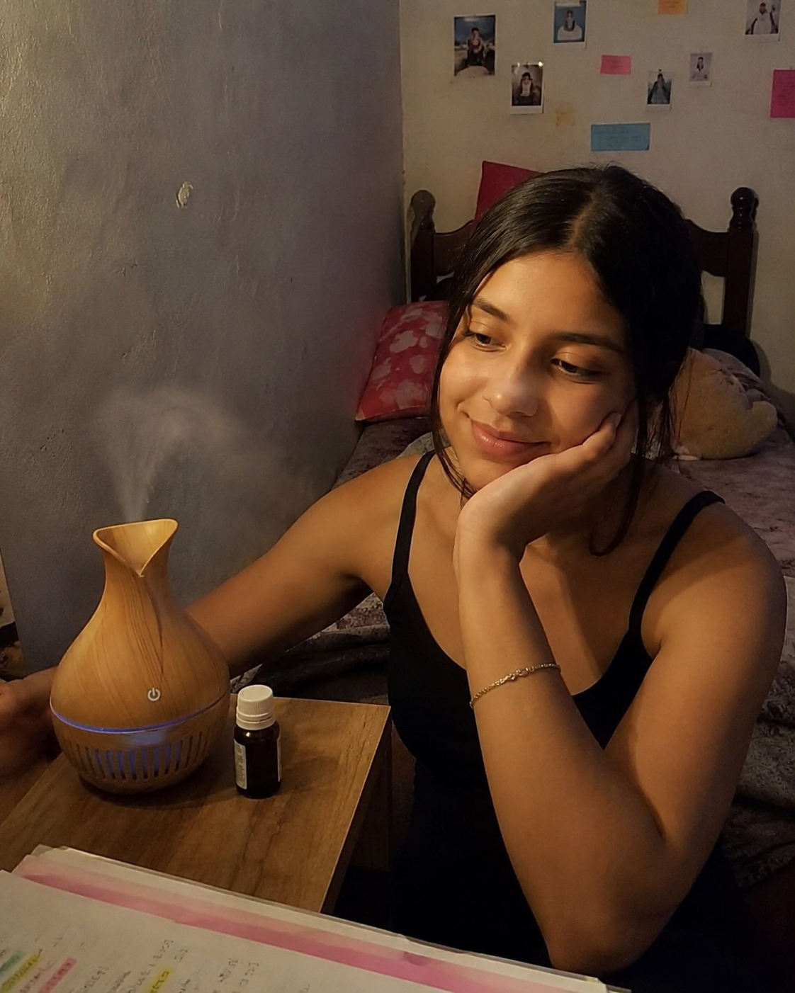 Humidificador funcionando con vapor