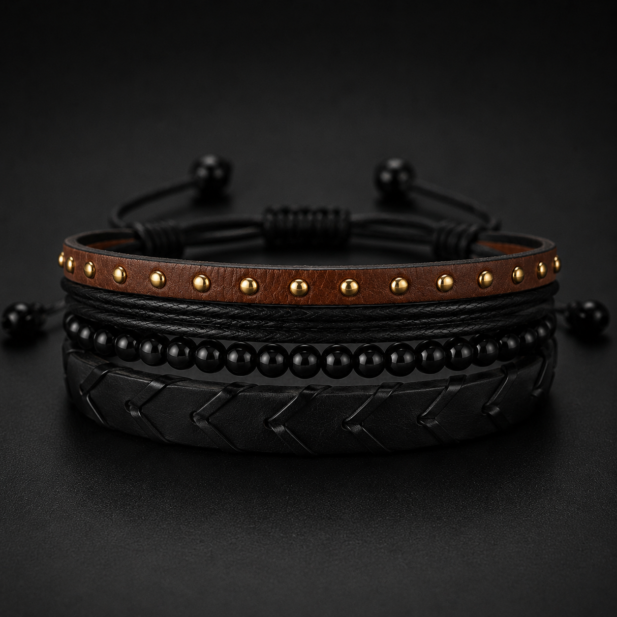 Pack Tachado - 4 pulseras
