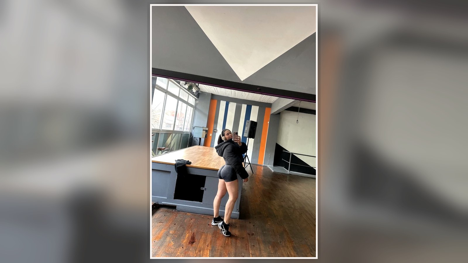 Marialaura en gimnasio - Glute Lab