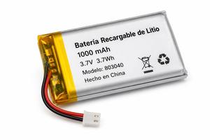 Bater&iacute;a recargable de litio