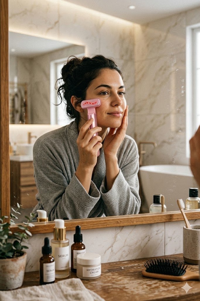 Varita Skincare en uso