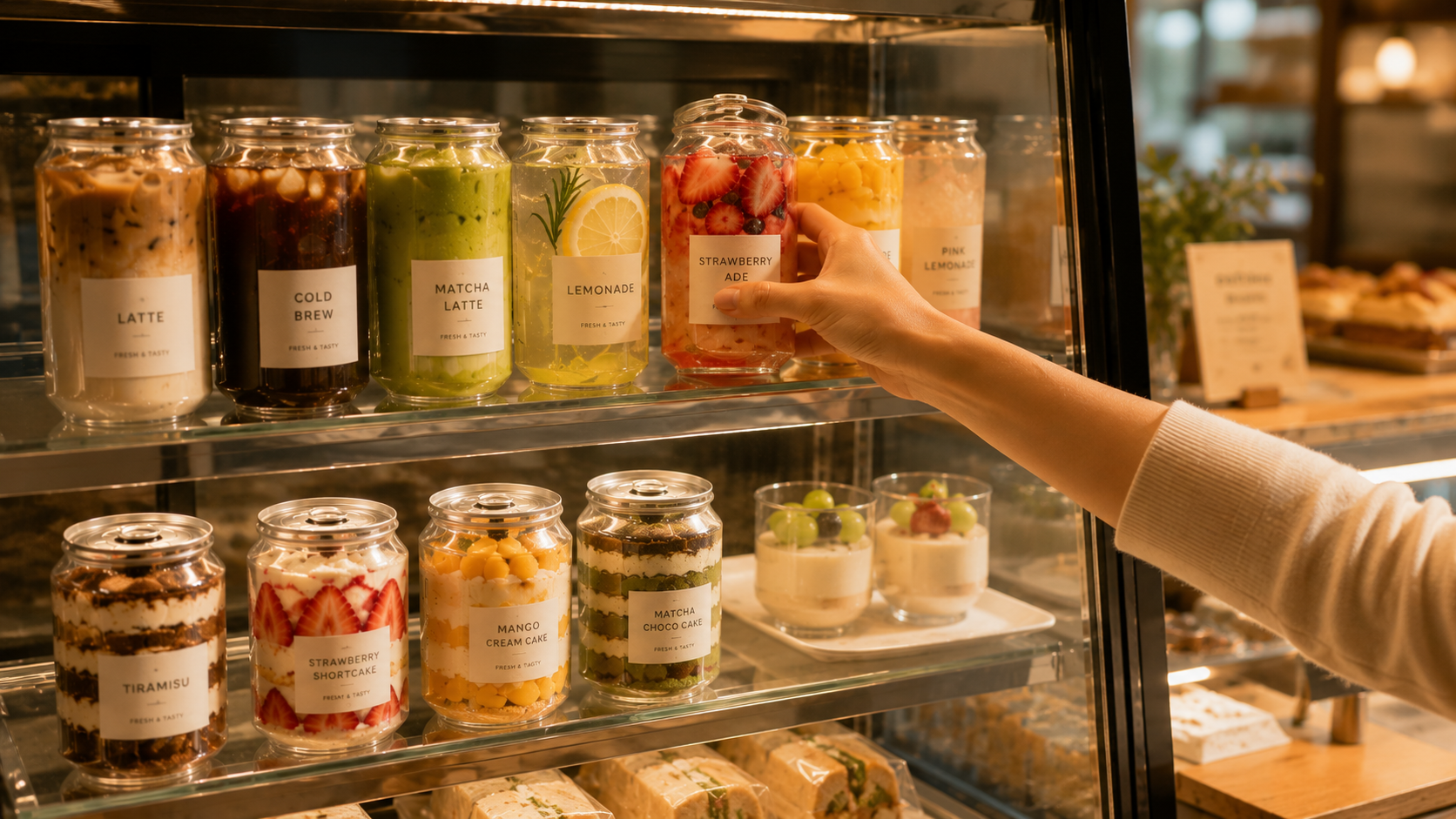 Smart Can em ambiente de cafeteria