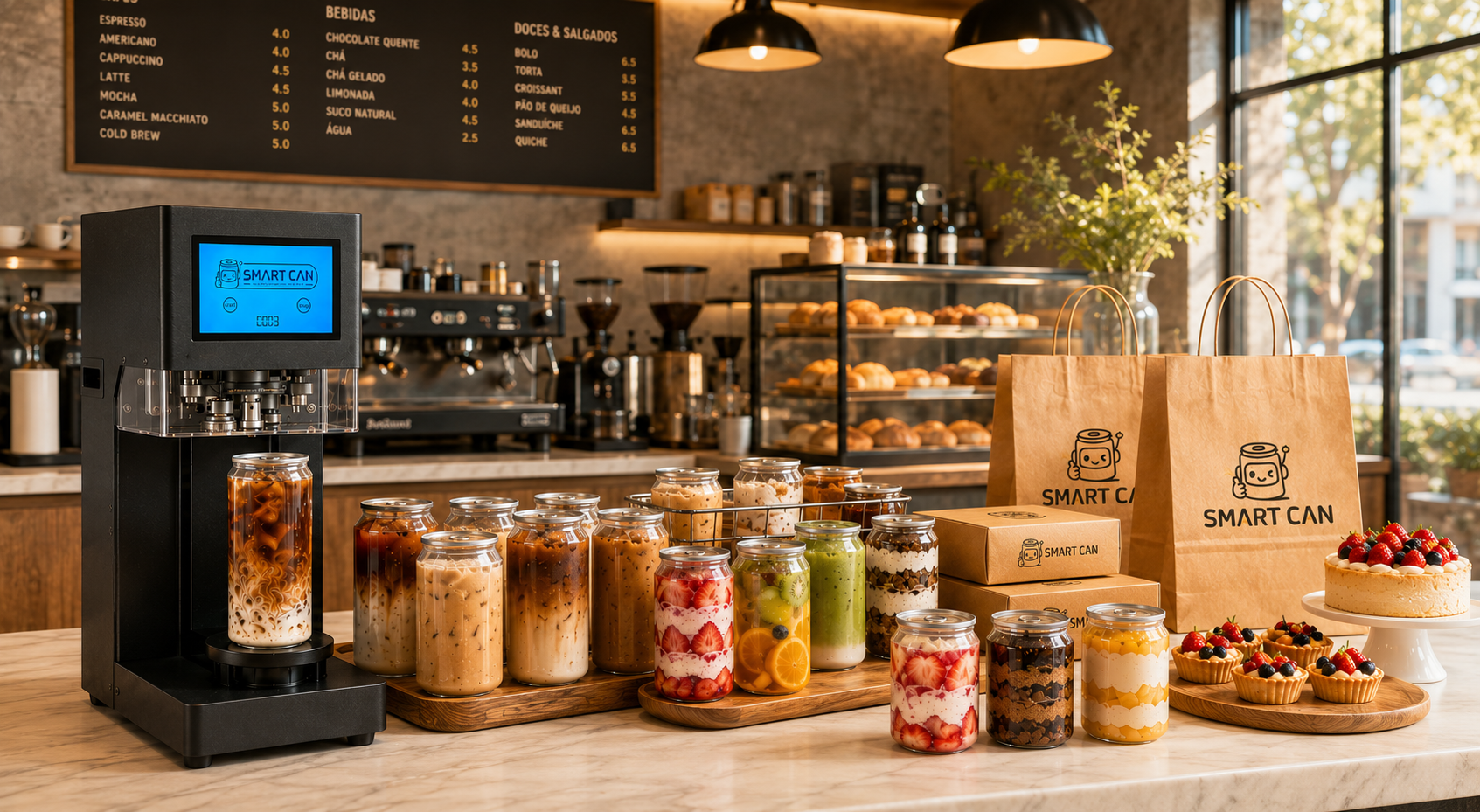 Smart Can &mdash; Recravadora Autom&aacute;tica em cafeteria