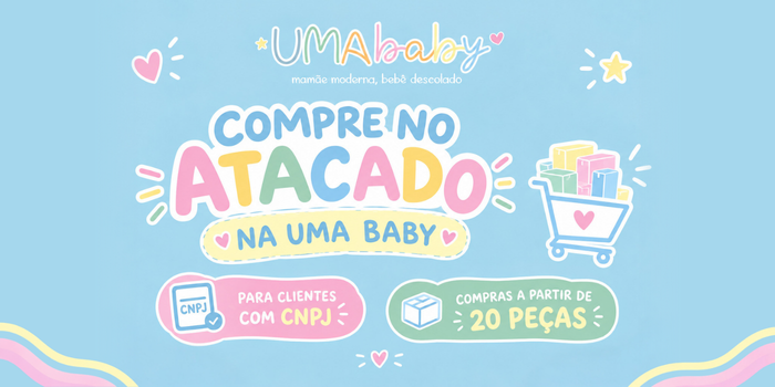 Coleção Uma Baby para compra no atacado