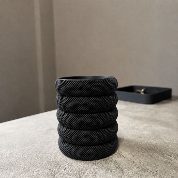 Mesh Pot - organizador de escritorio impreso en 3D