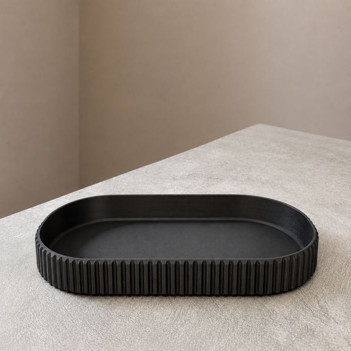 Rib Tray - bandeja decorativa impresa en 3D