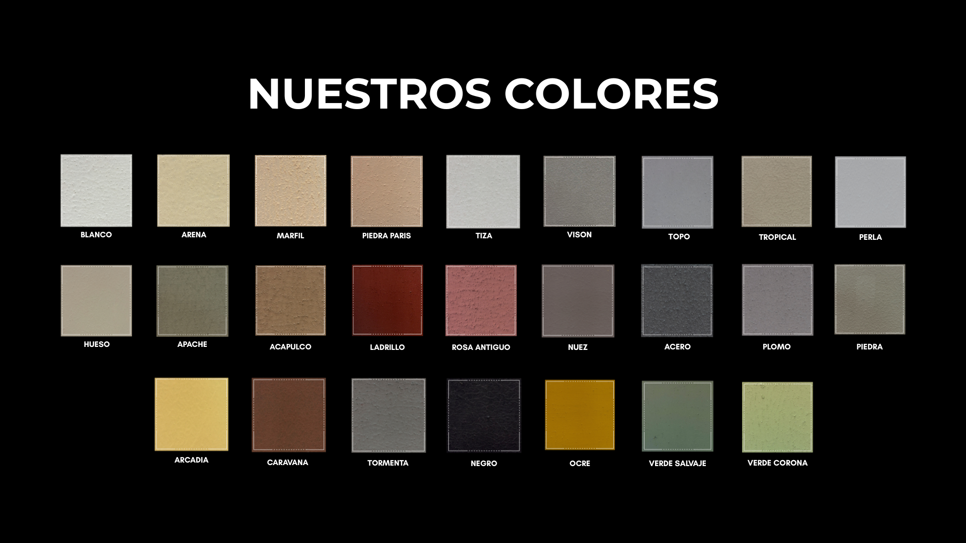 Cartilla de colores