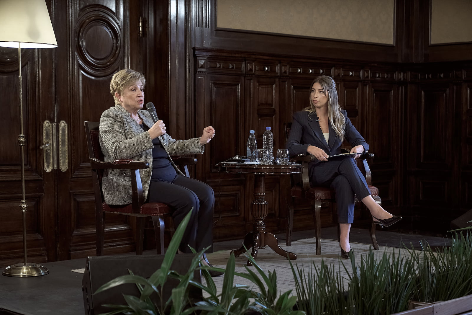 Lara López Calvo entrevista a Kristalina Georgieva