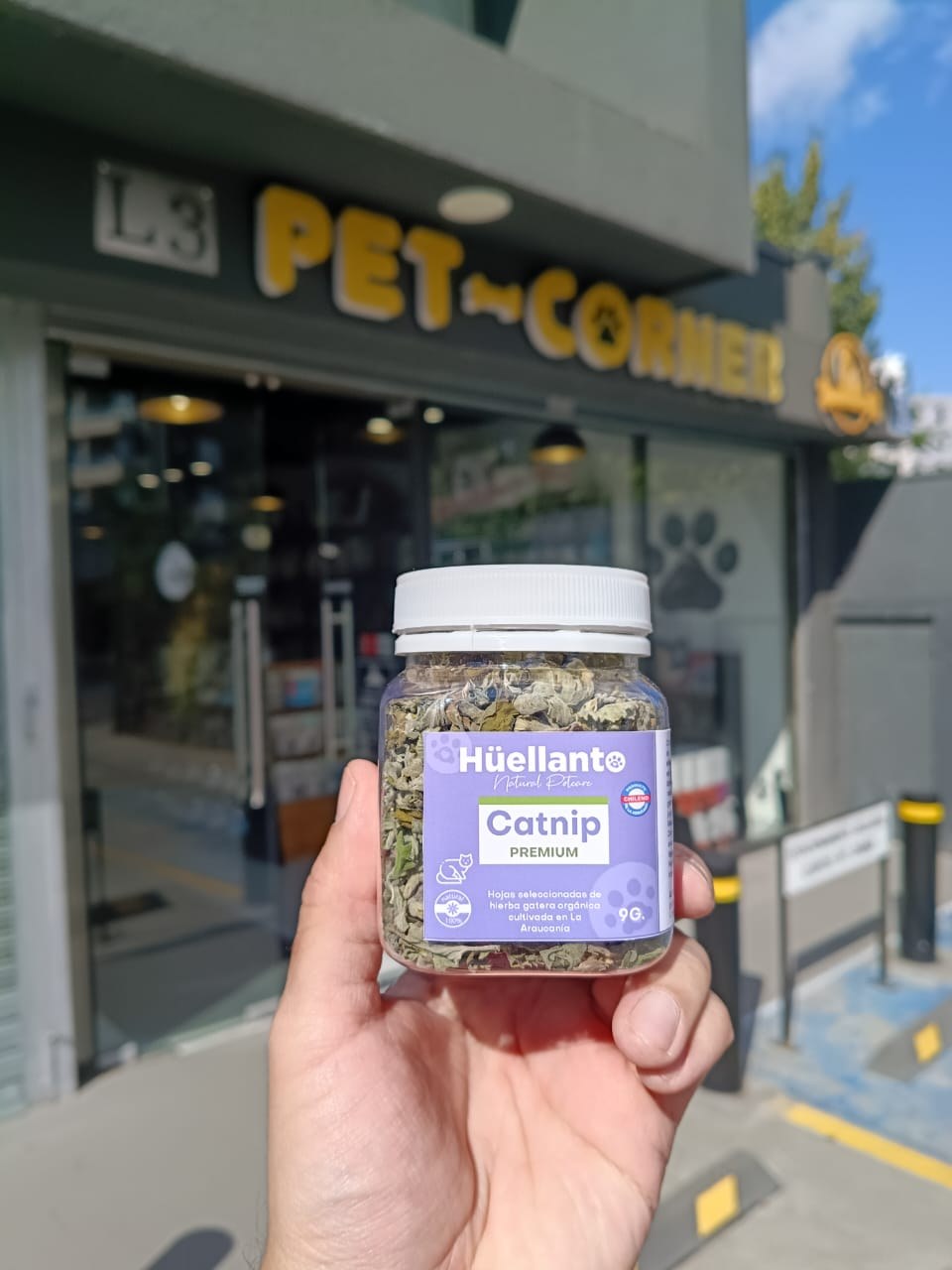 Producto Huellanto en punto de venta