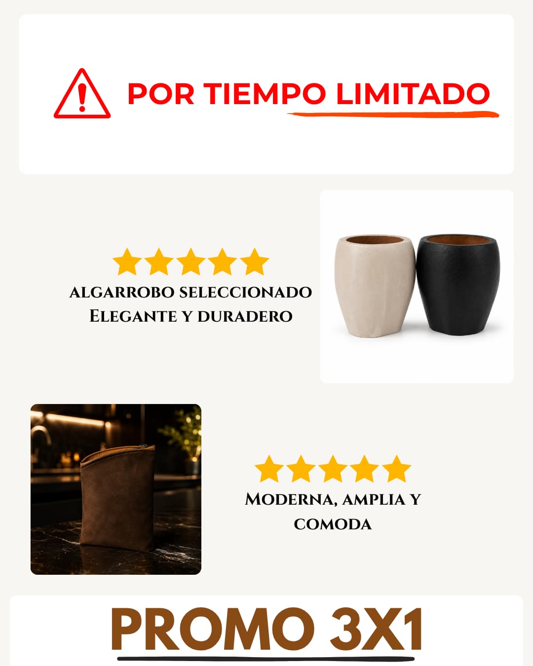 3x1 Ranchero Blanco Negro